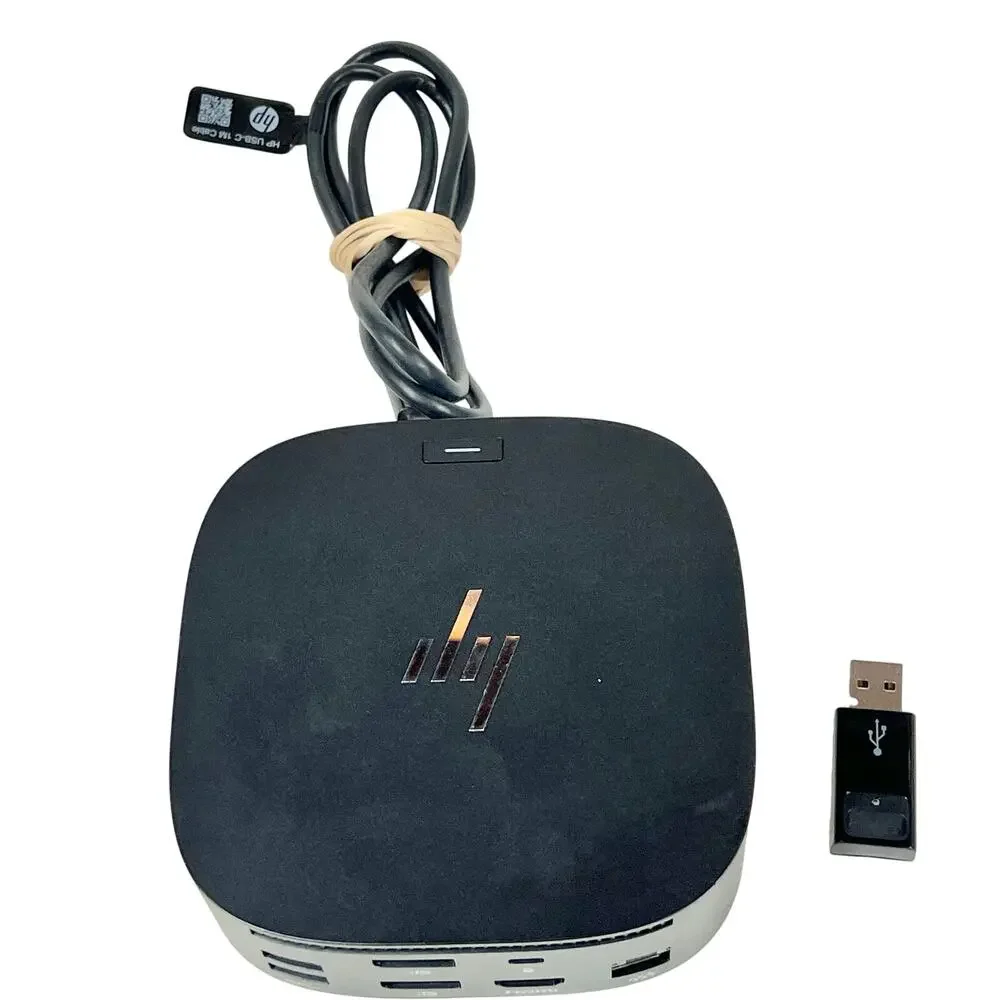 HP USB-C G5 Essential Docking Station Dock W/ USB HSN-IX02 Black